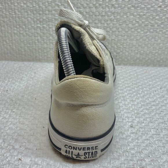 Converse Chuck Taylor All Star White Canvas/Woven Size 9 Great Traction Used - Picture 6 of 14